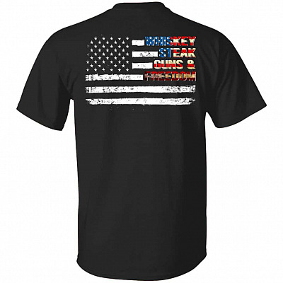 whiskey, Black, Unisex T-Shirt