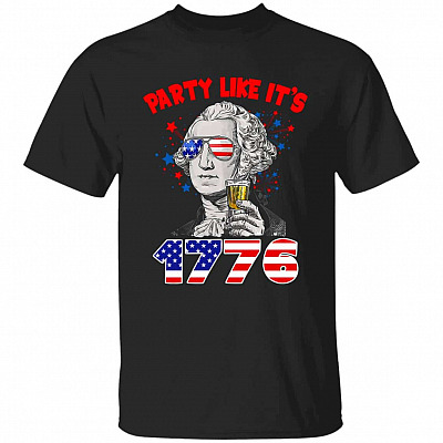 party, Black, Unisex T-Shirt