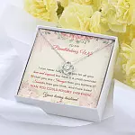 To My Breathtaking Wife I Can Never Fully Repay You For All Your Love And Support Love Knot Necklace