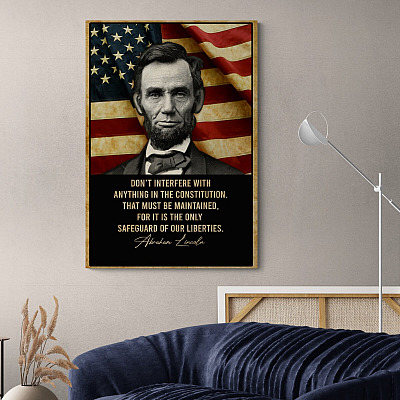 Alternative view of Don't Interfere with Anything in The Constitution Framed Canvas Prints - Unframed Poster - Decor Wall Art