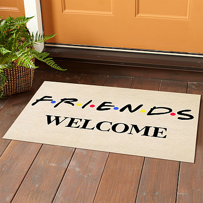 Alternative view of Friends Welcome Doormat - Friends TV Show Indoor Outdoor Decorative Doomat