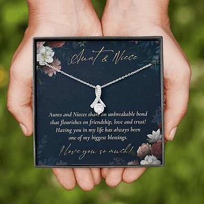 Aunts And Nieces Share An Unbreakable Bond That Flourishes On Friendship Alluring Beauty Necklace
