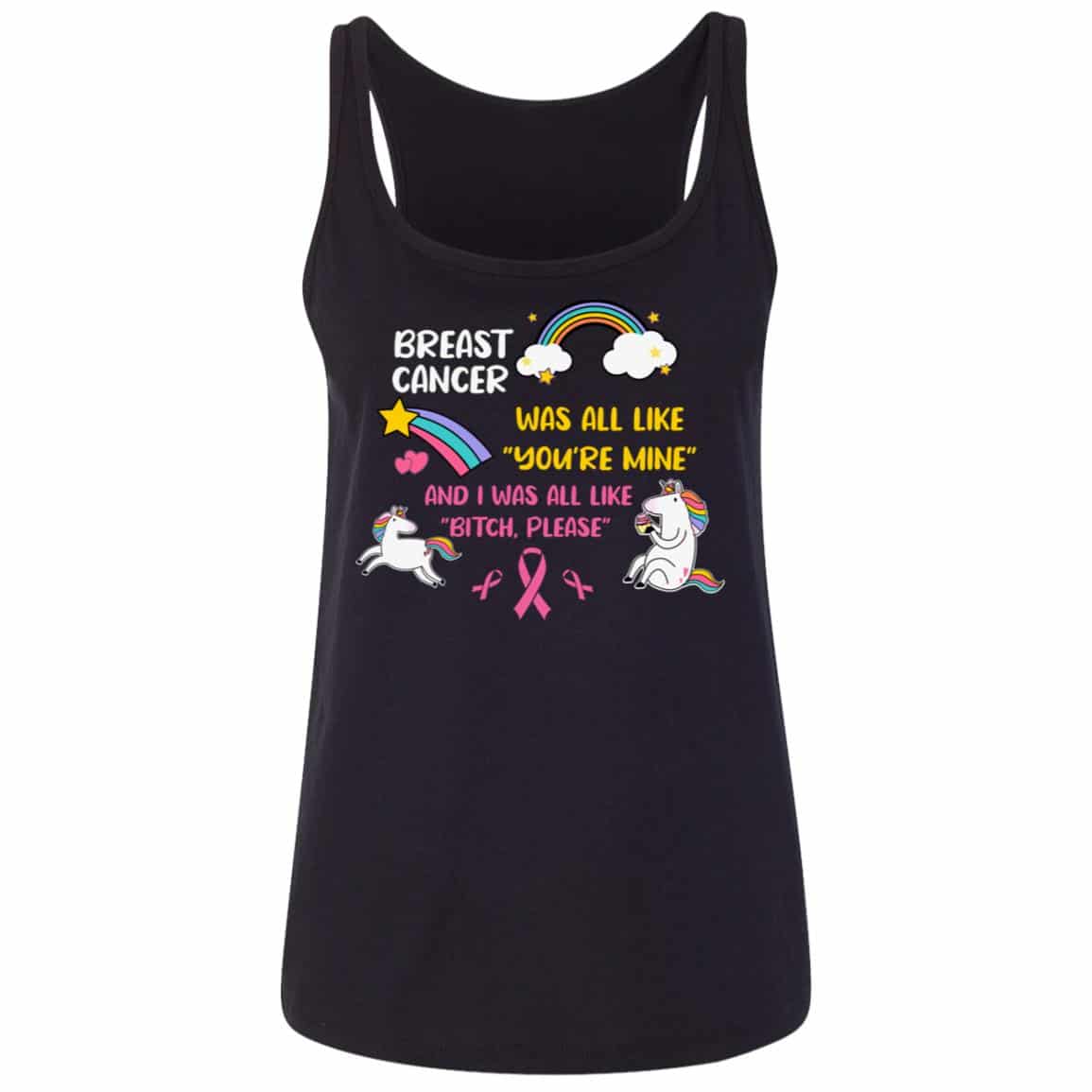 unicorn, Black, Ladies Tank Top unicorn, Black, Ladies Tank Top