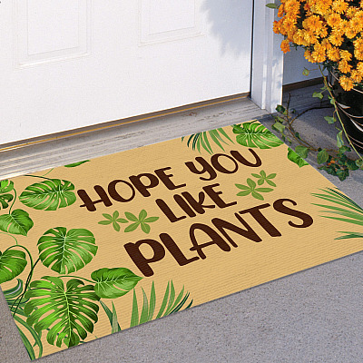 Hope You Like Plants Doormat - Outdoor Indoor Doormat