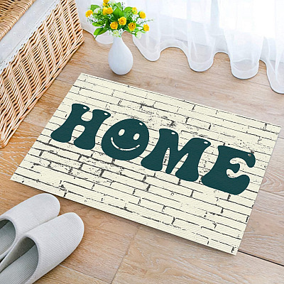 Alternative view of Funny Home Smile Design Doormat - Outdoor Indoor Doormat
