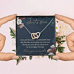 Aunts And Nieces Share An Unbreakable Bond That Flourishes On Friendship Interlocking Hearts Pendant Necklace