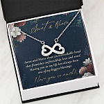 Aunts And Nieces Share An Unbreakable Bond That Flourishes On Friendship Infinity Heart Pendant Necklace