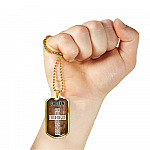 Chosen Ephesians 1:3-5 Dog Tag Pendant Necklace