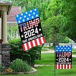 2O. Trump 2024 Garden & House Mockup 1