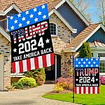 2O. Trump 2024 Garden & House Mockup 3