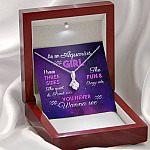 As an Aquarius Girl I Have Three Sides the Quite and The Sweet Side Alluring Pendant Necklace