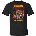 temple tee, Black, Unisex T-Shirt temple tee, Black, Unisex T-Shirt