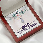 God is Within Her She Will Not Fall Alluring Pendant Necklace