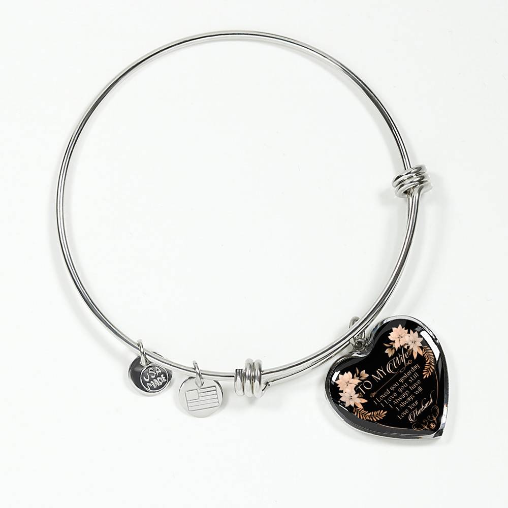 To My Wife I Love You Yesterday I Love You Still Heart Pendant Necklace - Wife Necklace From Husband