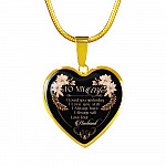 To My Wife I Love You Yesterday I Love You Still Heart Pendant Necklace - Wife Necklace From Husband