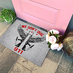 5HP. Don't Dial 911 Doormat mockup 4