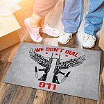 5HP. Don't Dial 911 Doormat mockup 6