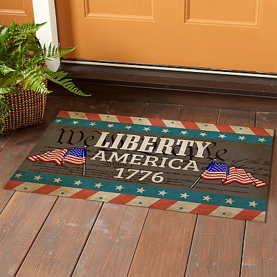 Alternative view of Liberty America 1776 Doormat - Outdoor Indoor Doormat