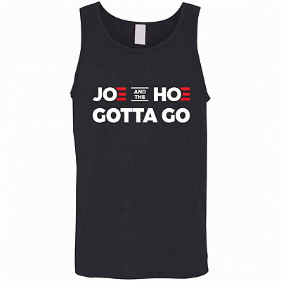 Joe and the Hoe Gotta Go, Black, Unisex Tank Top