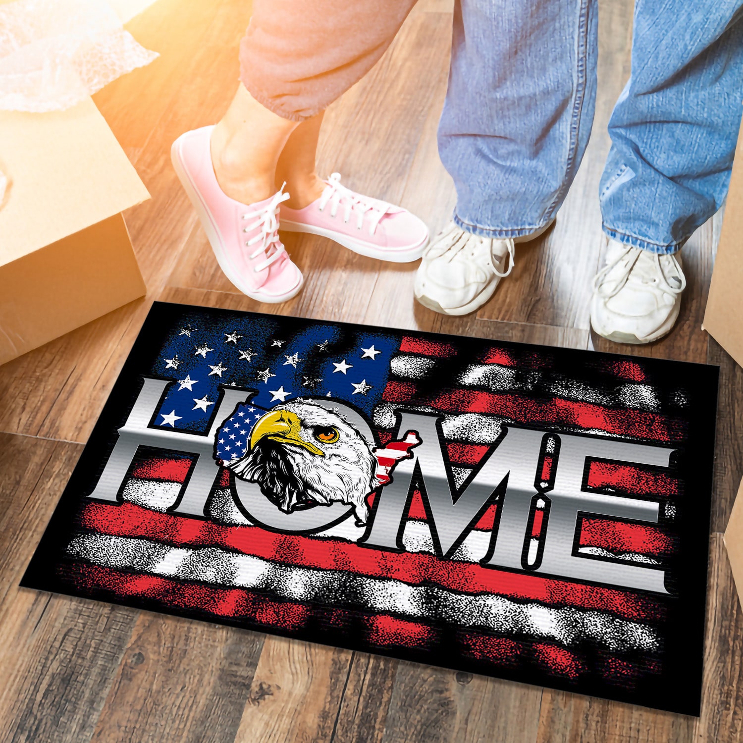 3HP. Home Doormat mockup 6