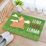 5HP. Llive Llove Llama Doormat mockup 2