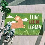 5HP. Llive Llove Llama Doormat mockup 5