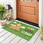 5HP. Llive Llove Llama Doormat mockup 8