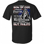 I Am A Son Of God A Man Of Faith T-Shirt, Black, Unisex T-Shirt I Am A Son Of God A Man Of Faith T-Shirt, Black, Unisex T-Shirt