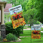 3VT. Country Roads Take Me Home sample design Garden & House Mockup 1