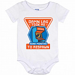 Lake Rules Wake up Smiling, White, Baby Onesie - 12 Month Lake Rules Wake up Smiling, White, Baby Onesie - 12 Month