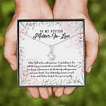 To My Future Mother In Law I Feel So Lucky To Have You In My Life Alluring Beauty Pendant Necklace