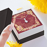 To My Boyfriend's Mom You've Given Me A Gracious Man Alluring Beauty Necklace - Mother In Law Jewelry Gift