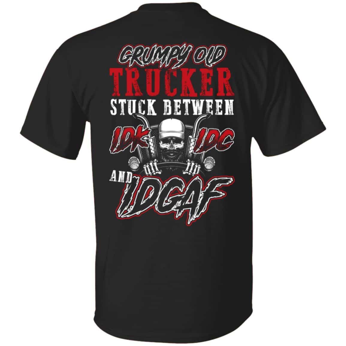 Grumpy Old Trucker Stt Shirt, Black, Unisex T-Shirt Grumpy Old Trucker Stt Shirt, Black, Unisex T-Shirt