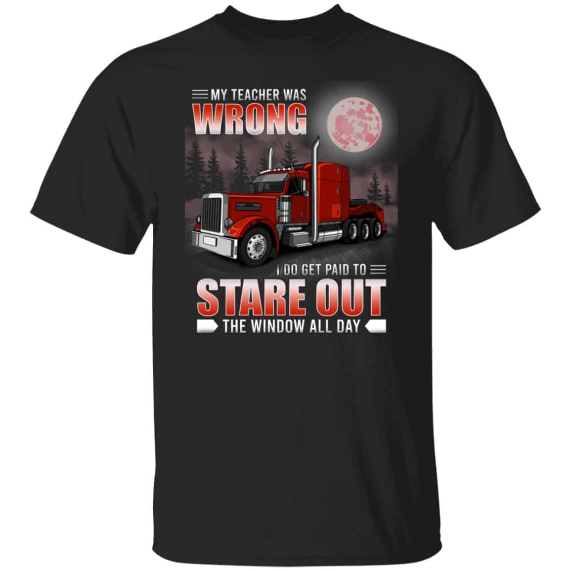 My Teacher Was Wrong t, Black, Unisex T-Shirt