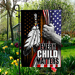 Every Child Matters Flag Orange Shirt Day Flag Children Support Indoor Outdoor Decorative Garden Flag - House Flag
