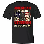 Veteran by Choice Shirt, Black, Unisex T-Shirt
