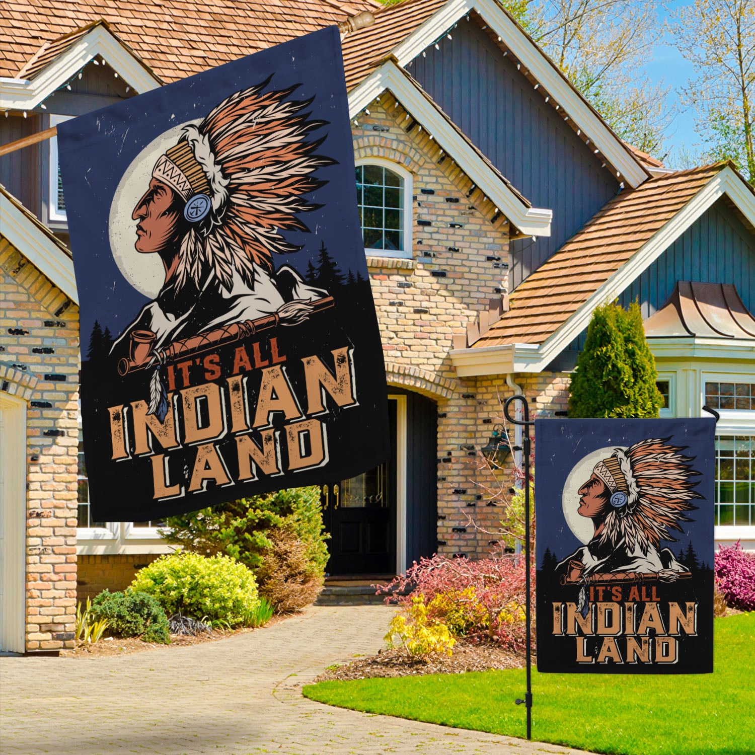 64 HG. It's All Indian Land(6) Garden & House Mockup 3