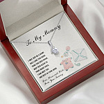 To My Mommy I May Just Be A Bump But I Love You More Than You Know Alluring Beauty Necklace - Pregnancy Gifts