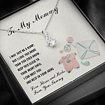To My Mommy I May Just Be A Bump But I Love You More Than You Know Alluring Beauty Necklace - Pregnancy Gifts