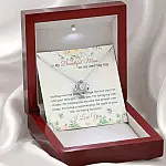 To My Beautiful Mom On My Wedding Day Love Knot Necklace - Mother Of The Bride Necklace