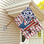 8VT. Chihuahua US Flag House Flag Mockup 2