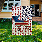 8VT. Chihuahua US Flag Garden Flag Mockup 3