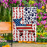 8VT. Chihuahua US Flag Garden Flag Mockup 4