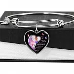 Custom Photo First You Were My Best Friend Then You Were My Husband Now You Are My Angel Heart Pendant Necklace