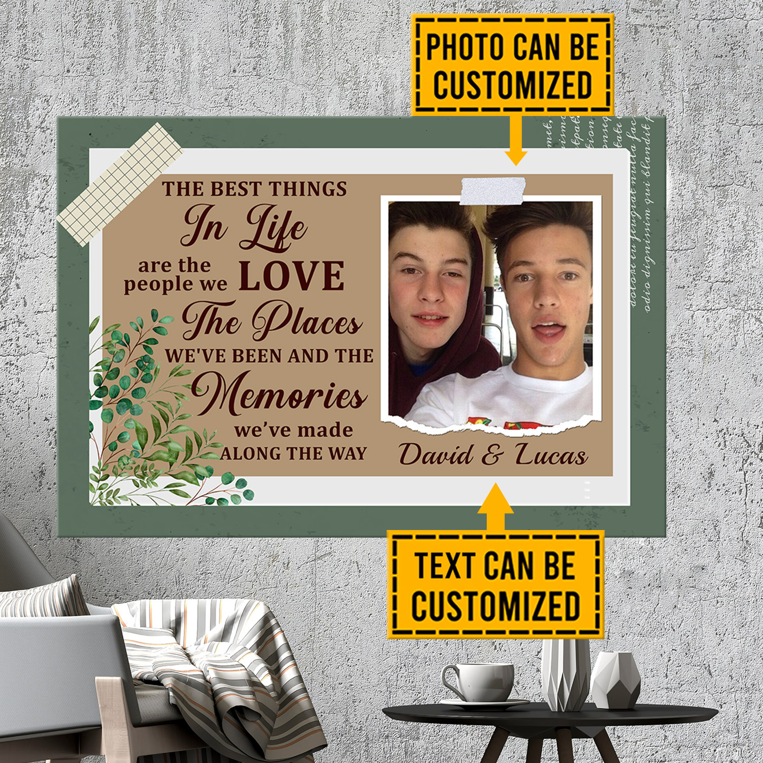 6VT. The Best Thing In Life Best Friend canvas mk2