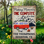 10O. Making Memories-sample design Garden Flag Mockup 5