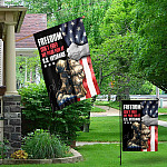 7UT. Freedom Isn't Free(side2) Garden & House Mockup 1