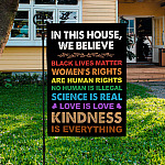 1VT. In This House Black Lives Matter Garden Flag Mockup 3