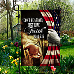 55 HG. Don't Be Afraid Jesus_A Garden Flag Mockup 5