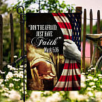 55 HG. Don't Be Afraid Jesus_A Garden Flag Mockup 6